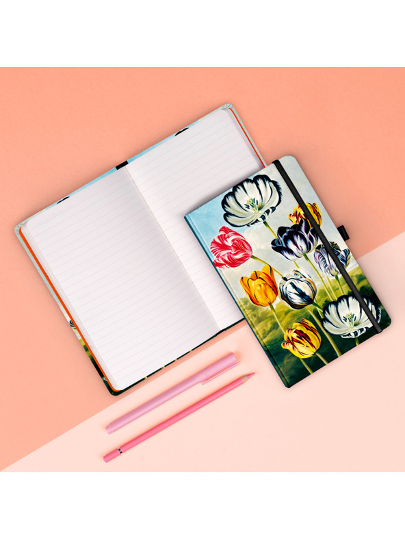 NOTIQUE NOTIQUE Bilježnica Tulipani Kateřiny Winterové, linirana, 13 x 21 cm