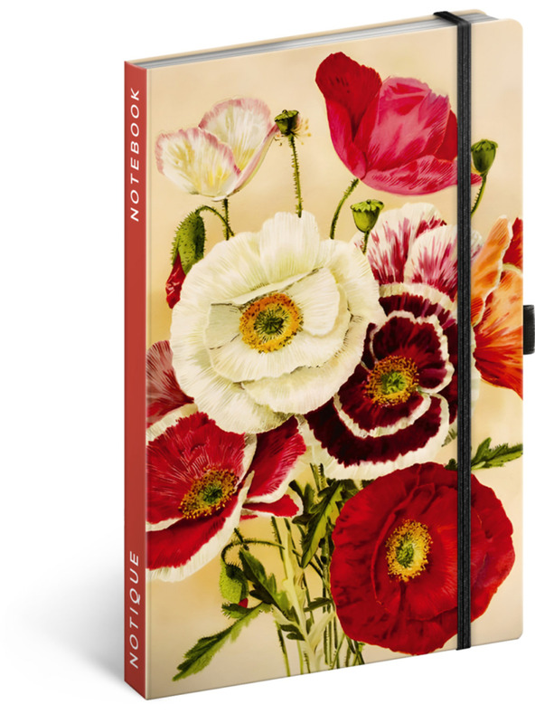 NOTIQUE NOTIQUE Bilježnica Makovine Kateřiny Winterové, linirana, 13 x 21 cm