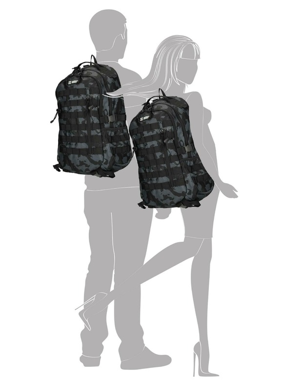 Enrico Benetti Ruksak Enrico Benetti Arizona 47244 Black Camouflage