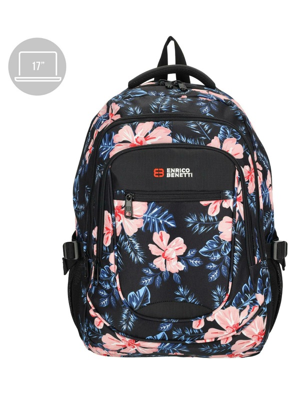 Enrico Benetti Ruksak Enrico Benetti Santa Cruz 62038 Black Flower