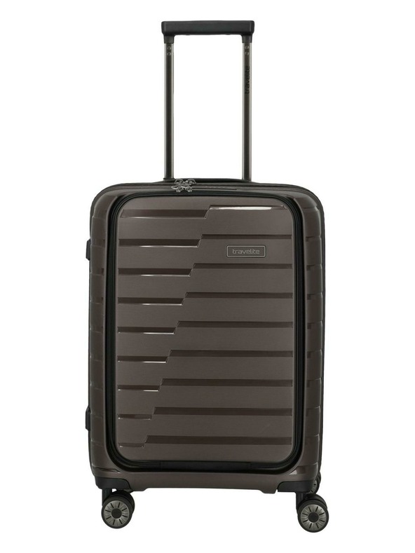 Travelite Putni kovčeg Travelite Air Base 4w S Front pocket Coffee