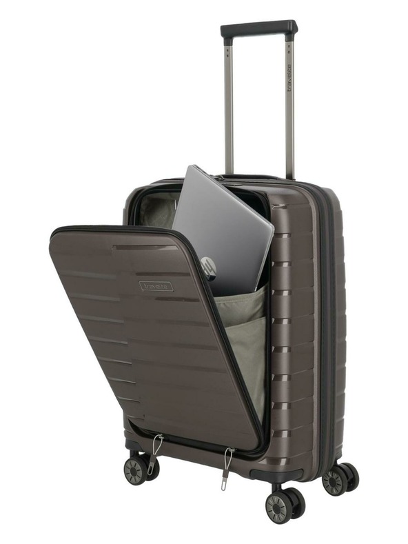 Travelite Putni kovčeg Travelite Air Base 4w S Front pocket Coffee