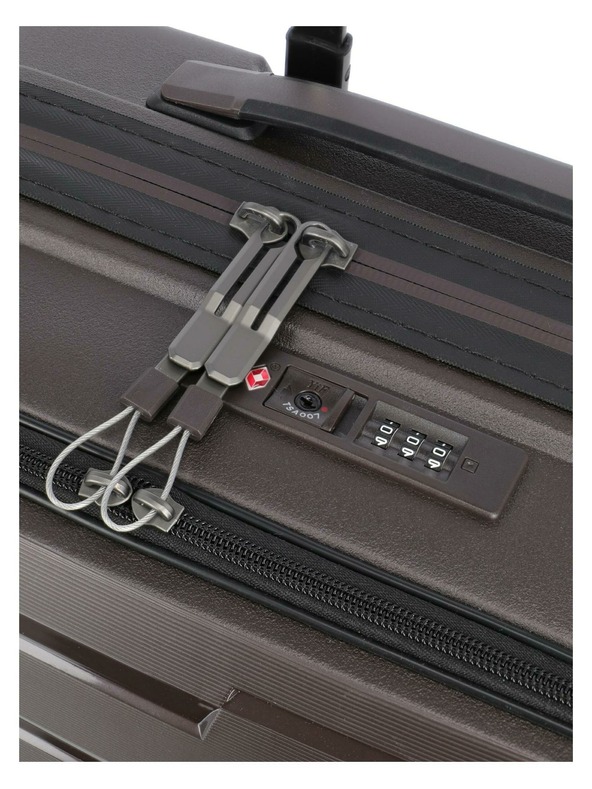 Travelite Putni kovčeg Travelite Air Base 4w S Front pocket Coffee