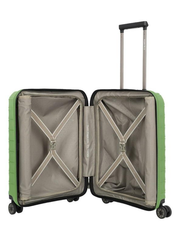 Travelite Komplet putnih kovčega Travelite Mooby S,M,L Front pocket Green