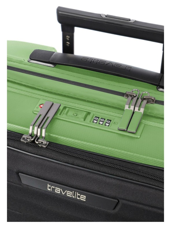 Travelite Komplet putnih kovčega Travelite Mooby S,M,L Front pocket Green