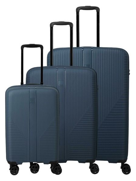 Travelite Komplet putnih kovčega Travelite Air Stripe S,M,L Slim Navy
