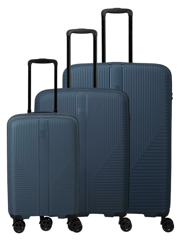 Travelite Komplet putnih kovčega Travelite Air Stripe S,M,L Slim Navy