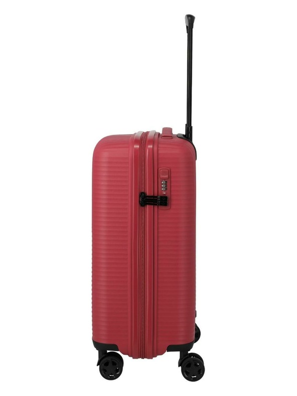 Travelite Komplet putnih kovčega Travelite Air Stripe S,M,L Slim Red