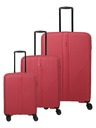 Travelite Komplet putnih kovčega Travelite Air Stripe S,M,L Red