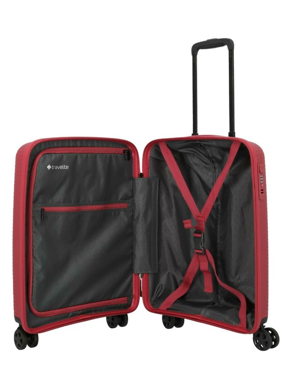 Travelite Komplet putnih kovčega Travelite Air Stripe S,M,L Red