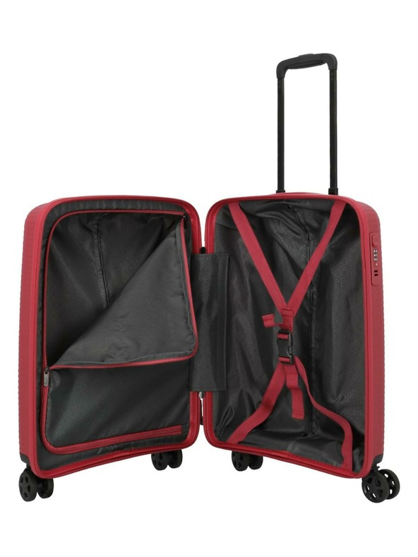 Travelite Komplet putnih kovčega Travelite Air Stripe S,M,L Red