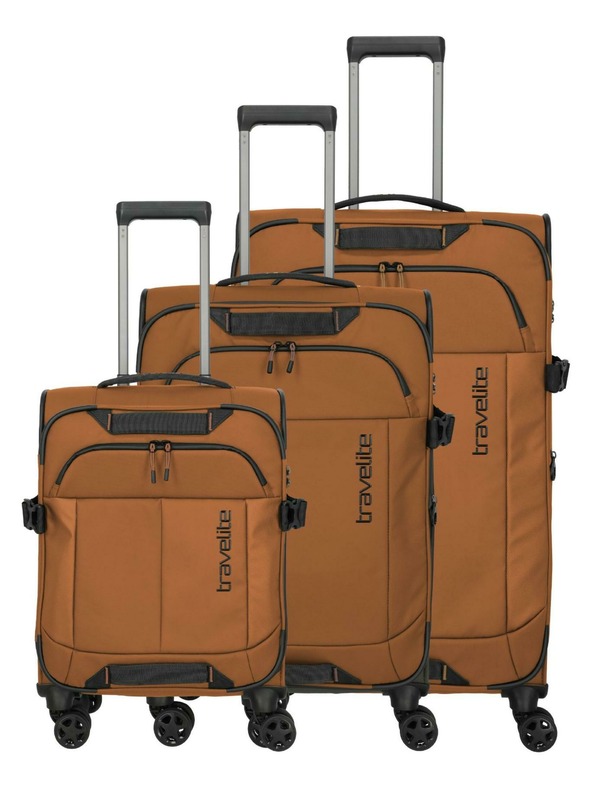 Travelite Komplet putnih kovčega Travelite Briize S,M,L Curry