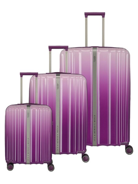 Travelite Komplet putnih kovčega Travelite Lascana Edition S,M,L Purple Degrade
