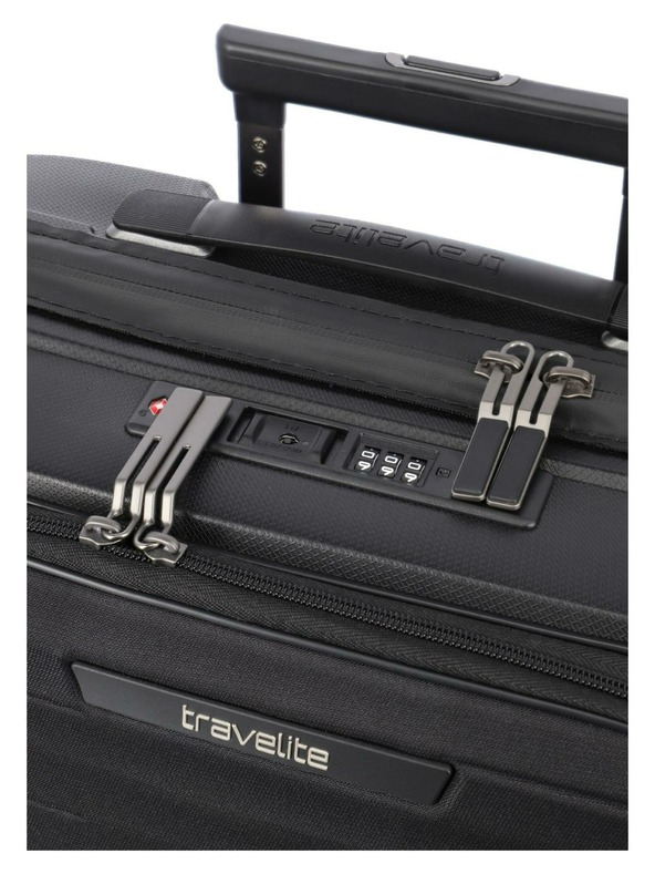 Travelite Komplet putnih kovčega Travelite Mooby S,M,L Front pocket Black