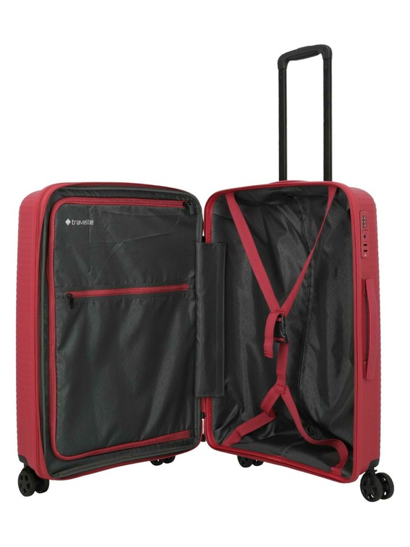 Travelite Putni kovčeg Travelite Air Stripe M Red