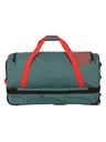 Travelite Putna torba Travelite Basics Wheeled duffle L exp Green/orange