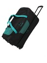 Travelite Putna torba Travelite Basics Wheeled duffle L exp Black/petrol