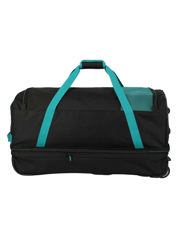 Travelite Putna torba Travelite Basics Wheeled duffle L exp Black/petrol