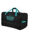 Travelite Putna torba Travelite Basics Wheeled duffle L exp Black/petrol