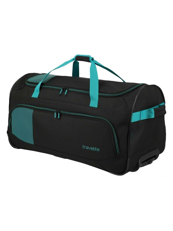 Travelite Putna torba Travelite Basics Fresh Wheeled duffle L Black/petrol