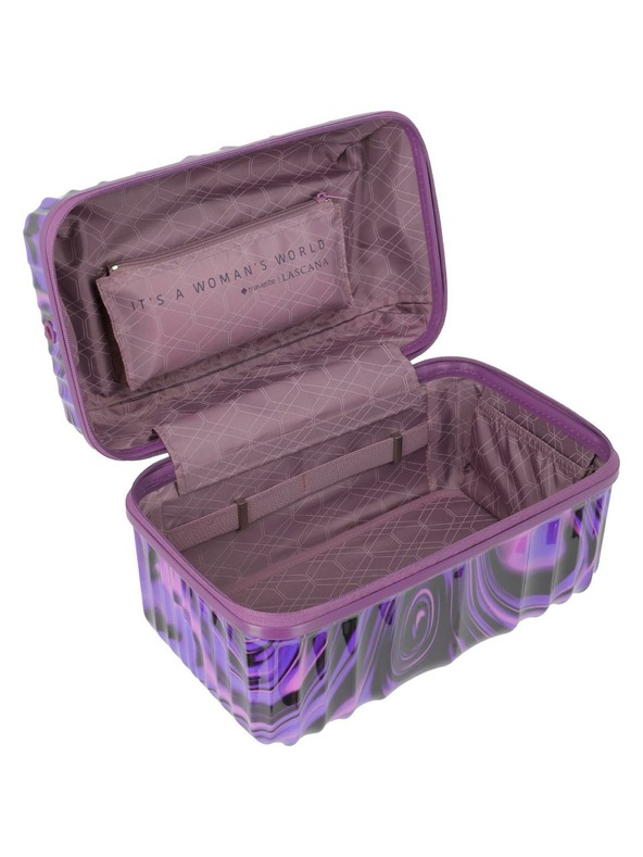 Travelite Kozmetički koferčić Travelite Lascana Edition Beautycase Purple Swirl