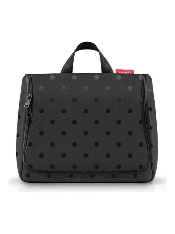 Reisenthel Kozmetička torba Reisenthel Toiletbag XL Glossy dots black
