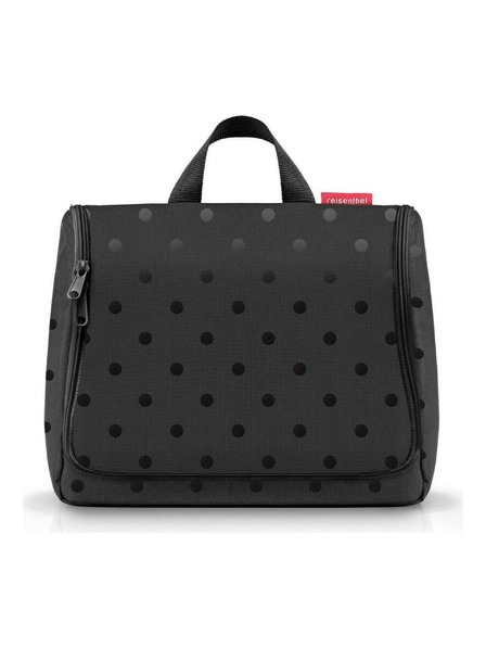 Reisenthel Kozmetička torba Reisenthel Toiletbag XL Glossy dots black