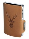 Mondraghi Novčanik Mondraghi Silhouette Classic Deer Caramel