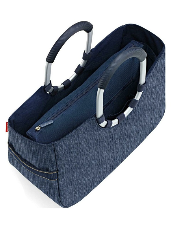 Reisenthel Torba Reisenthel Loopshopper M Herringbone Dark Blue