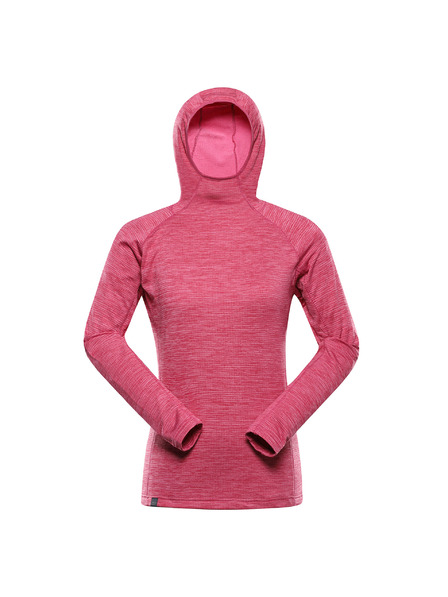 ALPINE PRO Ženski brzo sušeći duks ALPINE PRO ROLTA neon pink