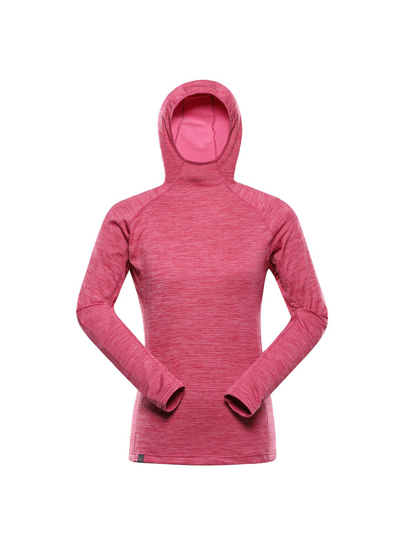 ALPINE PRO Ženski brzo sušeći duks ALPINE PRO ROLTA neon pink