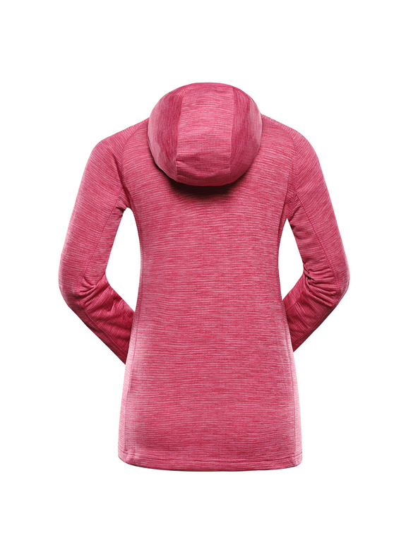 ALPINE PRO Ženski brzo sušeći duks ALPINE PRO ROLTA neon pink