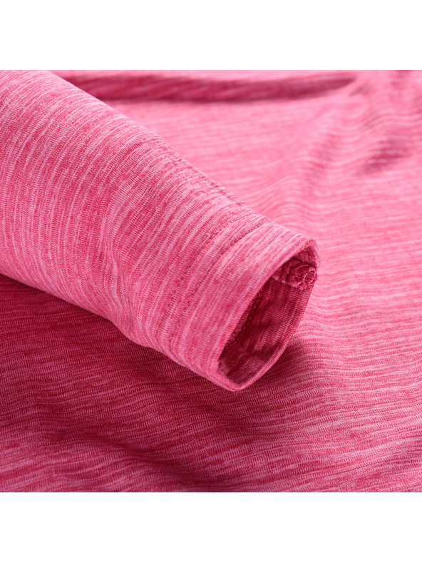 ALPINE PRO Dječja brzo sušeća dukserica s cool-dry ALPINE PRO ROLTO neon pink