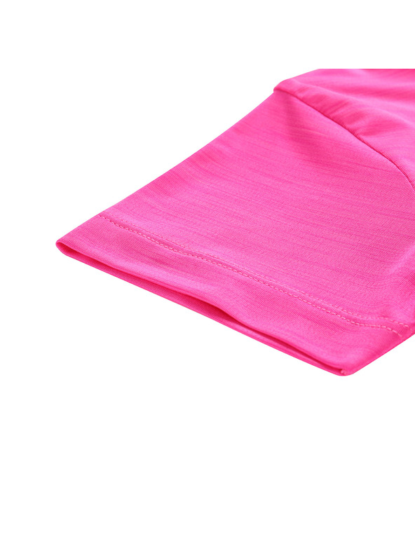 ALPINE PRO Dječja brzo sušeća majica ALPINE PRO BASIKO neon pink