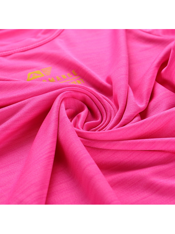 ALPINE PRO Dječja brzo sušeća majica ALPINE PRO BASIKO neon pink