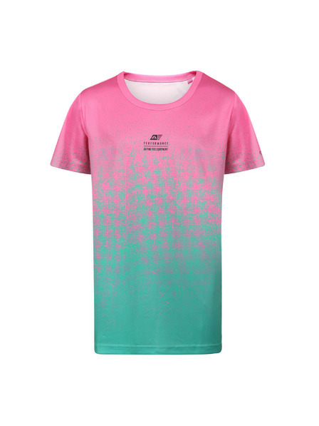 ALPINE PRO Dječja brzo sušeća majica ALPINE PRO RIFO neon pink
