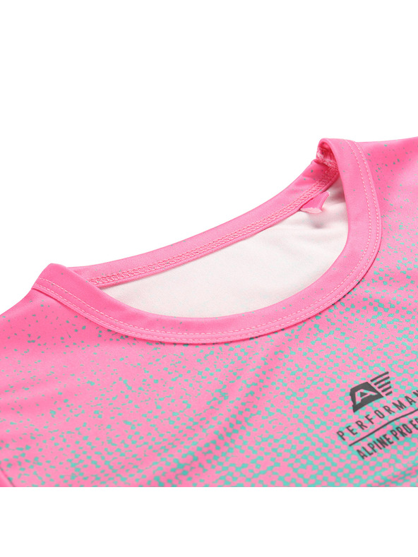 ALPINE PRO Dječja brzo sušeća majica ALPINE PRO RIFO neon pink