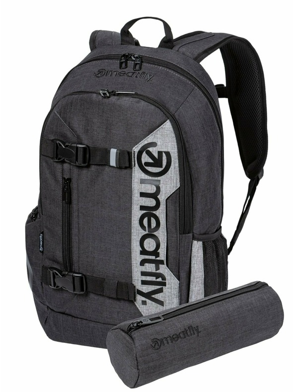 Meatfly Meatfly ruksak Basejumper Charcoal Heather / Grey Heather 22 L