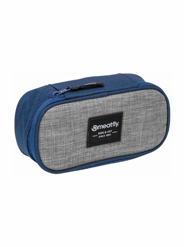 Meatfly Meatfly torbica Pencil Case Sea / Grey Heather