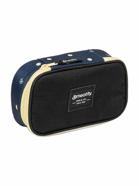 Meatfly Meatfly pernica XL Pencil Case Yellow Dots