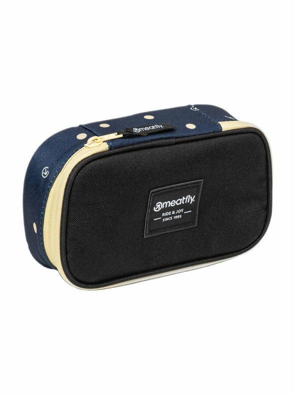 Meatfly Meatfly pernica XL Pencil Case Yellow Dots