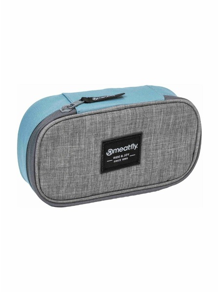 Meatfly Meatfly pernica XL Pencil Case Aqua / Grey