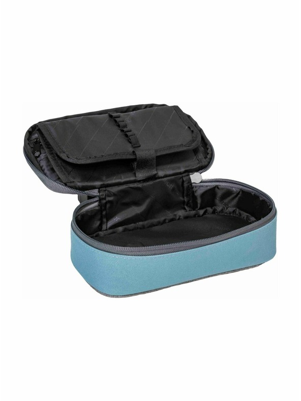 Meatfly Meatfly pernica XL Pencil Case Aqua / Grey