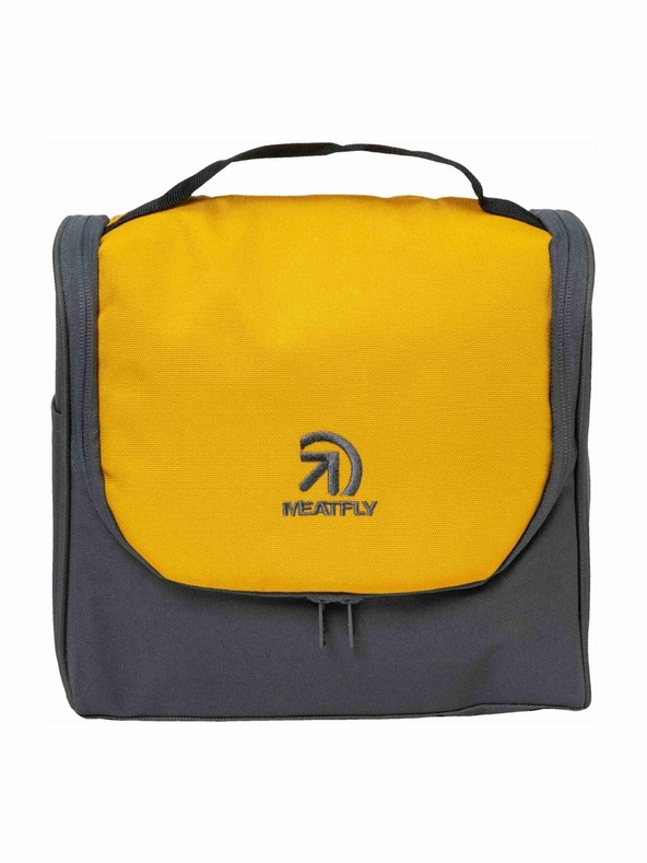 Meatfly Meatfly toaletna torba Specter Dark Grey / Gold