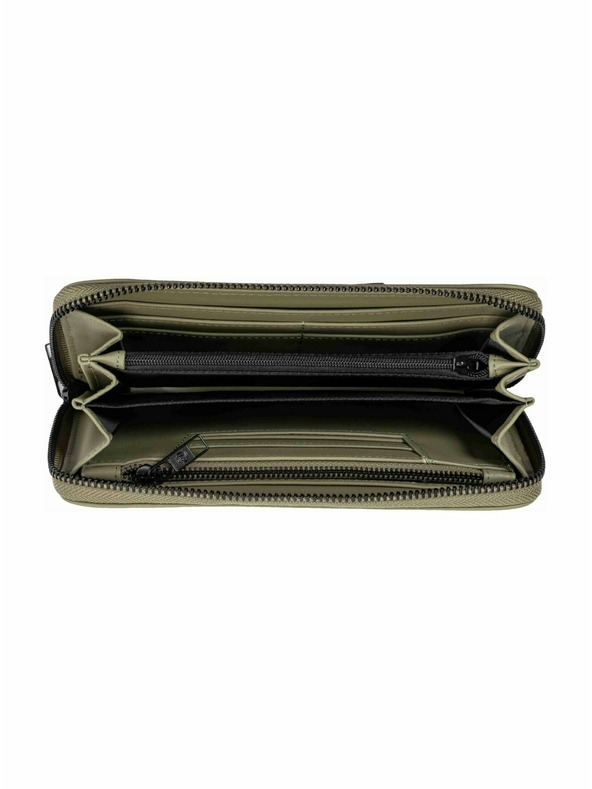 Meatfly Meatfly kožna novčanik Leila Premium Olive