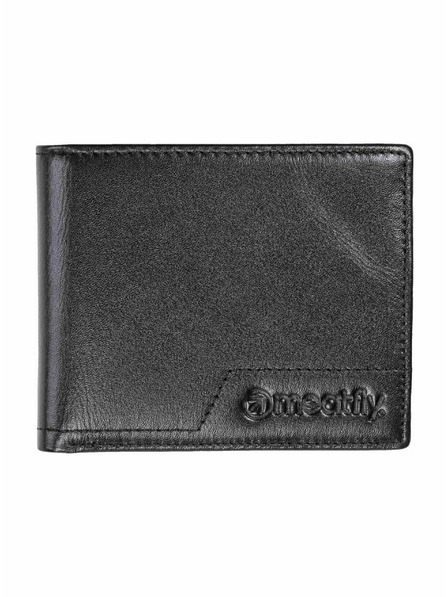 Meatfly Meatfly kožna novčanik Eliot Premium Black