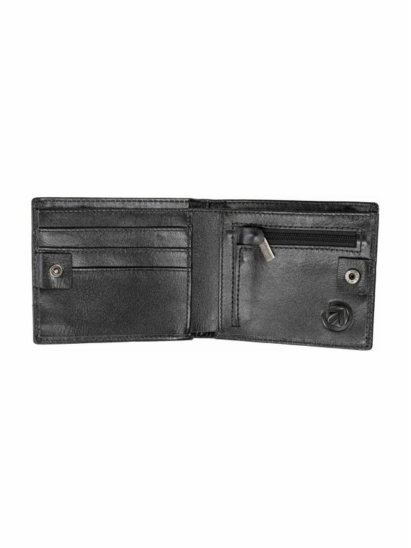 Meatfly Meatfly kožna novčanik Eliot Premium Black