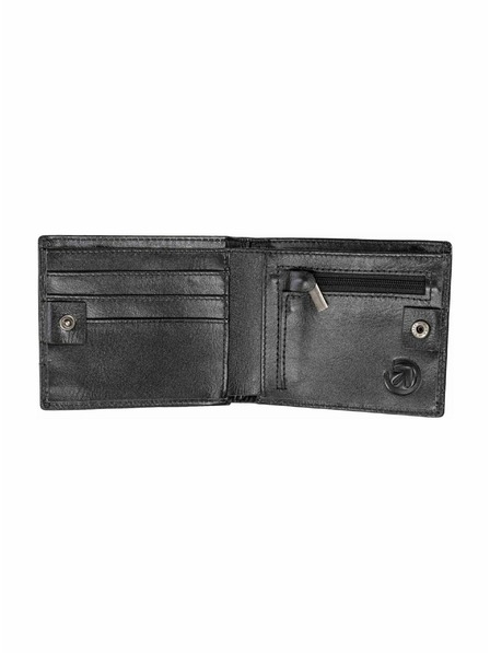 Meatfly Meatfly kožna novčanik Eliot Premium Black