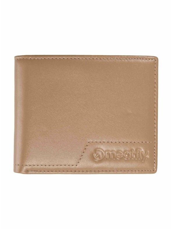 Meatfly Meatfly kožna novčanik Eliot Premium Light Brown