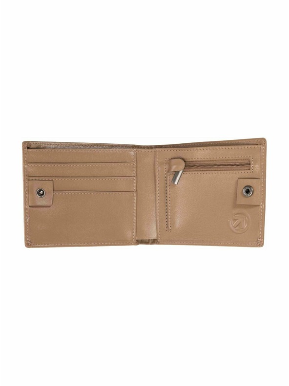 Meatfly Meatfly kožna novčanik Eliot Premium Light Brown